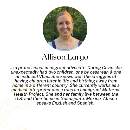 Allison Largo, doula