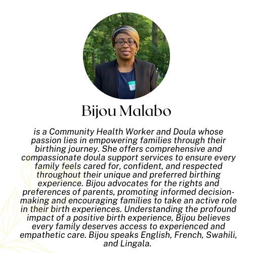 Bijou Maliabo, doula