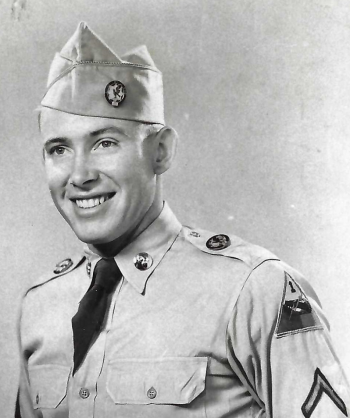 photo of Clarence Skog in uniform