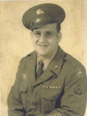 photo of Delbert Albright in uniform