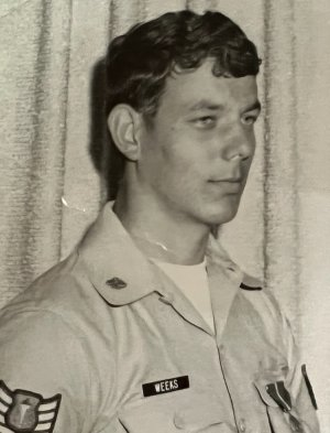 Cadet Ed Weeks in uniform 1965