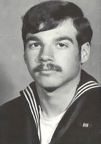 Eldon Slaughter in his Navy uniform