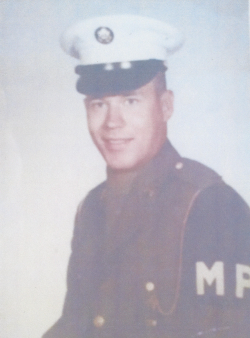 Frank Burkart Jr.'s military ID photo