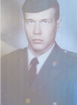 Frank Burkart Jr. in uniform