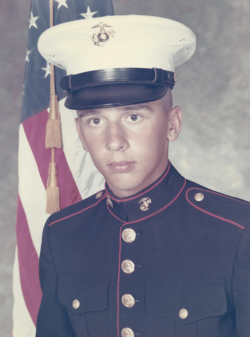 Fred Clark's Marines ID photo