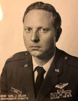 Karl Giese's Air Force ID photo