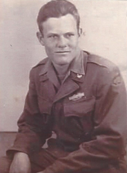 Louis Cox in his Army uniform