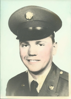 Patrick Harney's Army ID photo