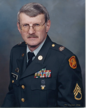 Terry Thein's updated Navy photo in his Sergeant uniform